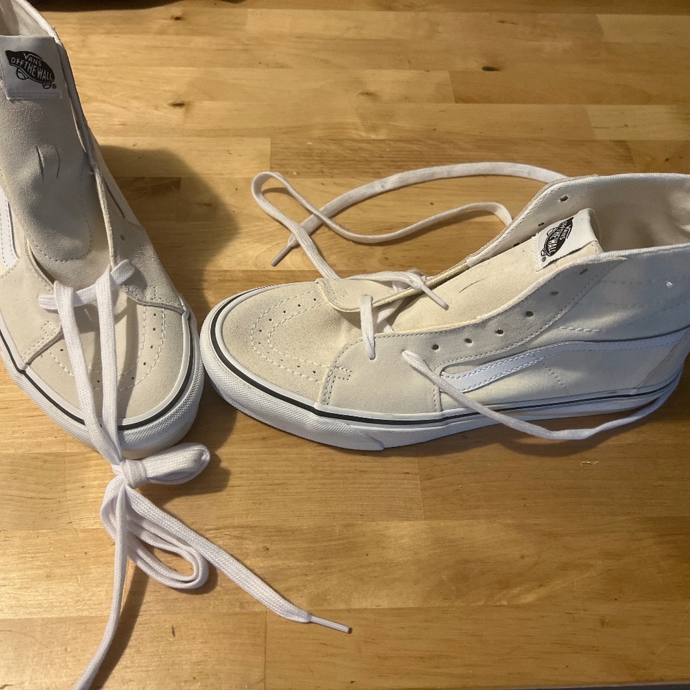 Vans old skool high top in white
